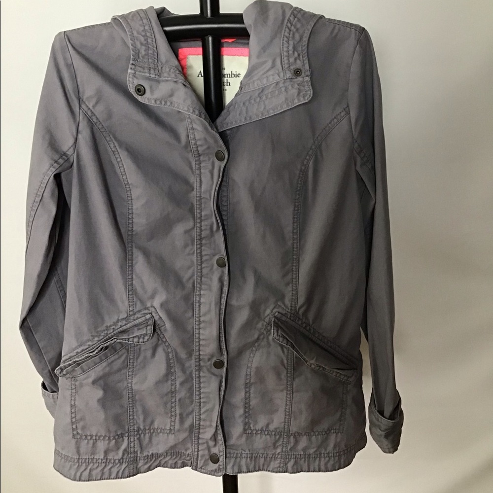 Abercrombie and Fitch Grey Jacket